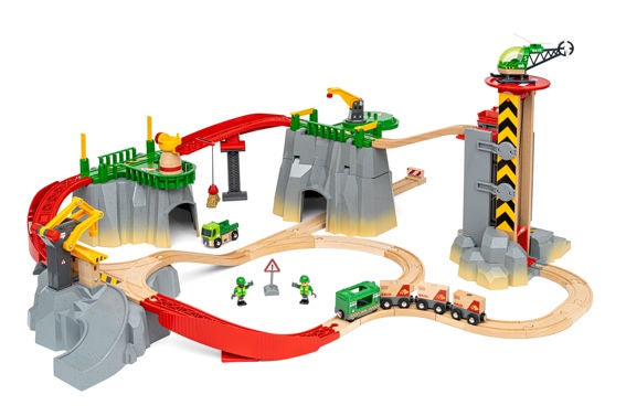 BRIO Train Set - Cargo Mountain Set - 32 pc
