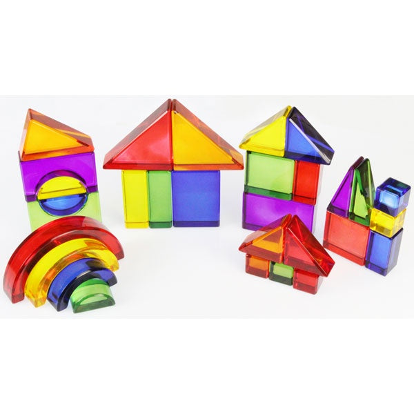 Masterkidz - Translucent Coloured Block Set - 30 Piece