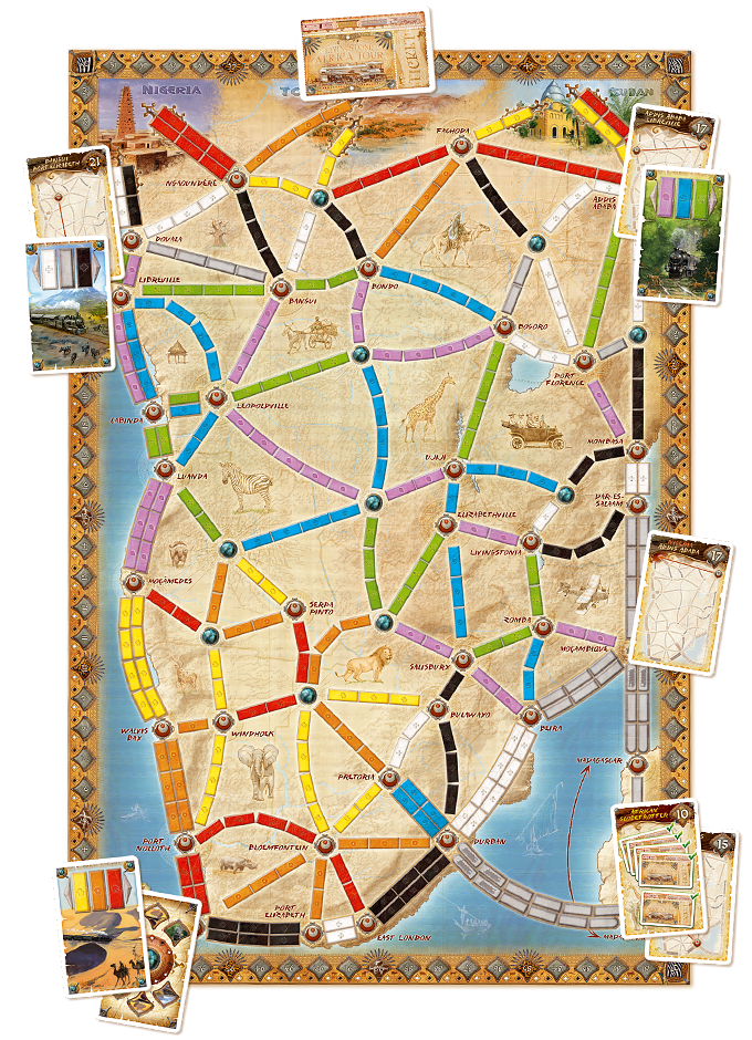 TICKET TO RIDE - Africa - Expansion