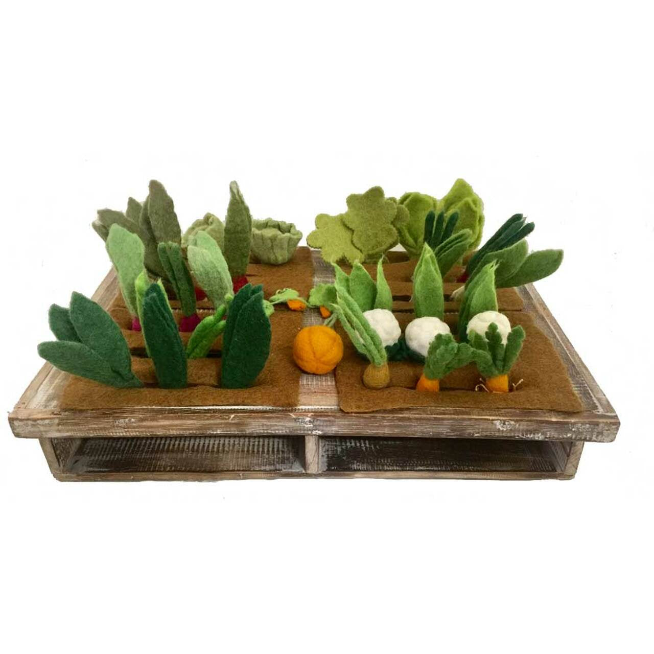 PAPOOSE Vegetables  Grow-A-Garden -  Full Set of 36 - Felt