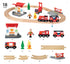 BRIO Train Set - Rescue Fire Set - 18 Piece  33815