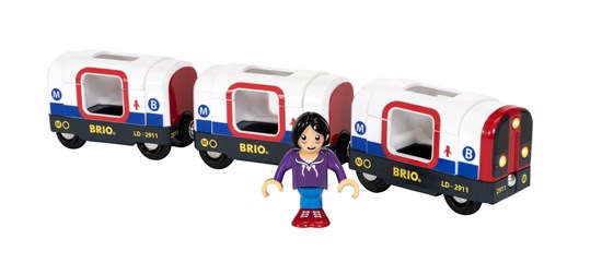 BRIO Train - Metro Train with Sound & Lights -  4 pieces - 33867