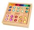 Bauspiel - Colour Track Wooden Blocks with Lucite Cubes - 45 pcs