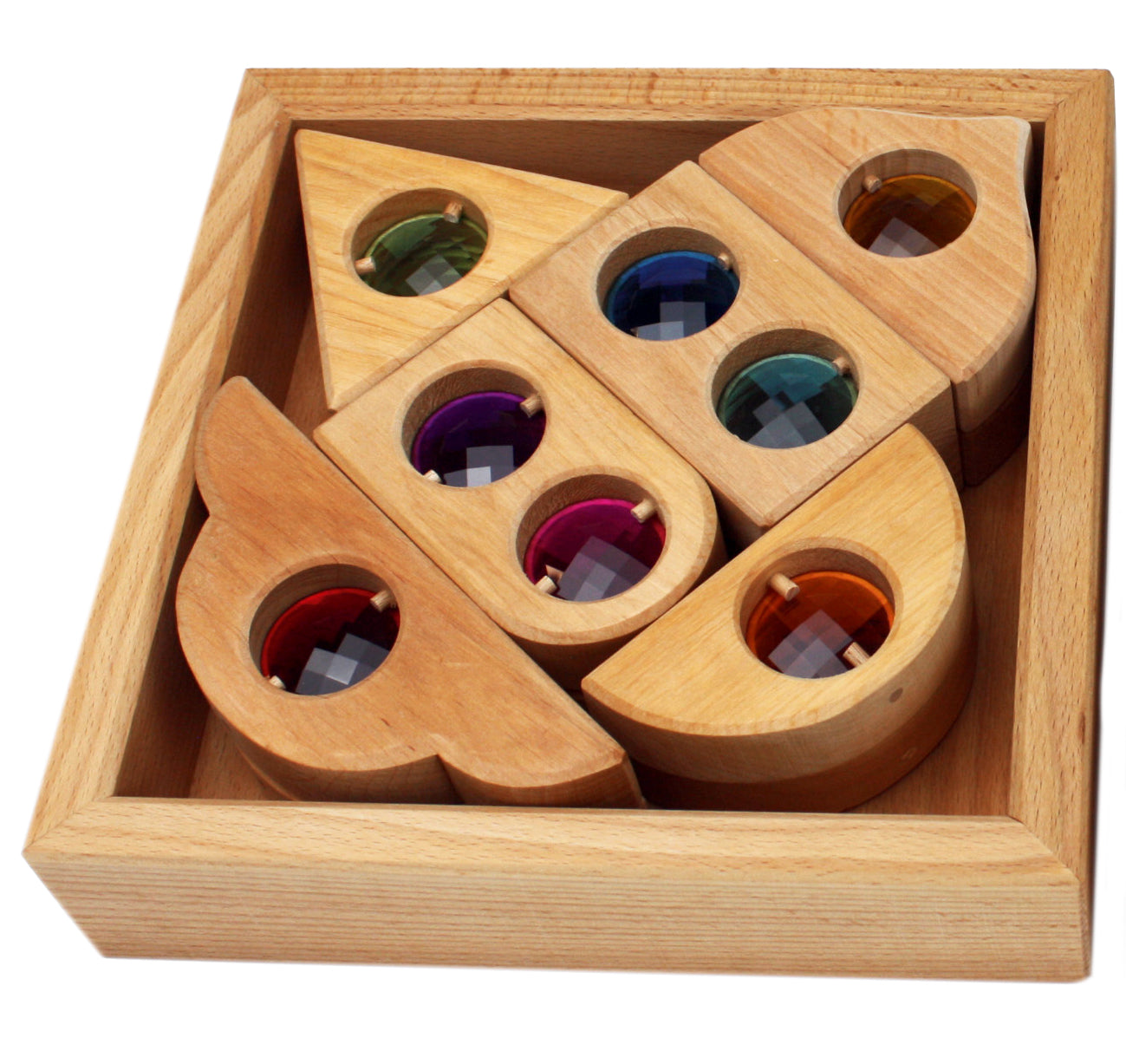 Bauspiel - Fairy Windows - Natural - 12 Piece