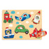 DJECO -0 Coucou-vroum Vehicle - Wooden Puzzle 6 Piece