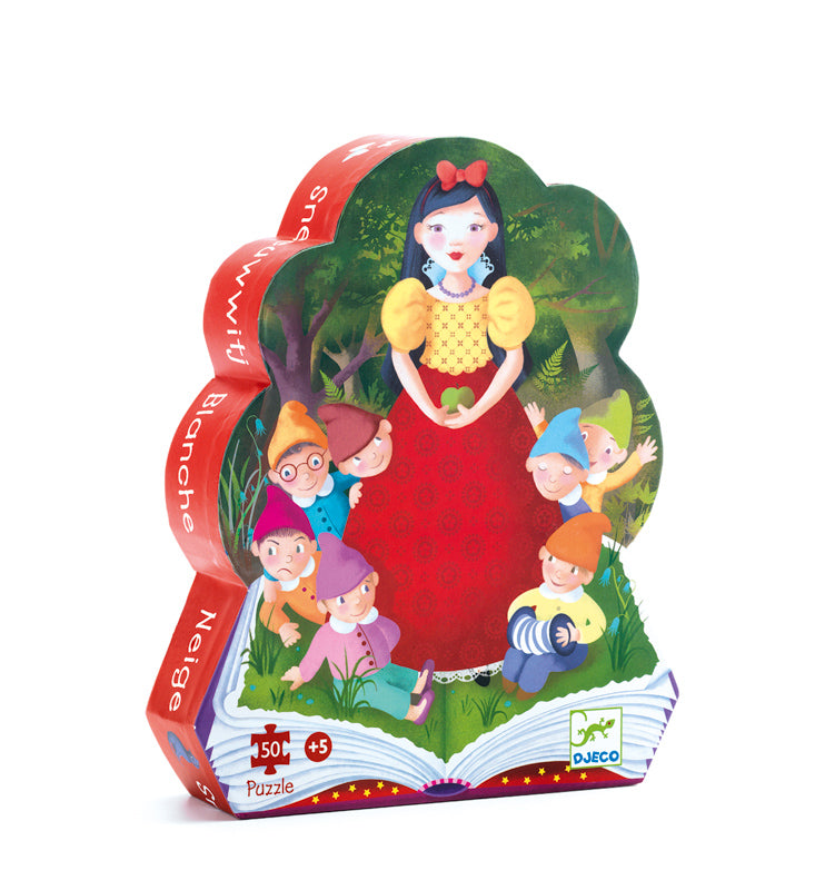 DJECO Puzzle Silhouette Snow White - 50 pc