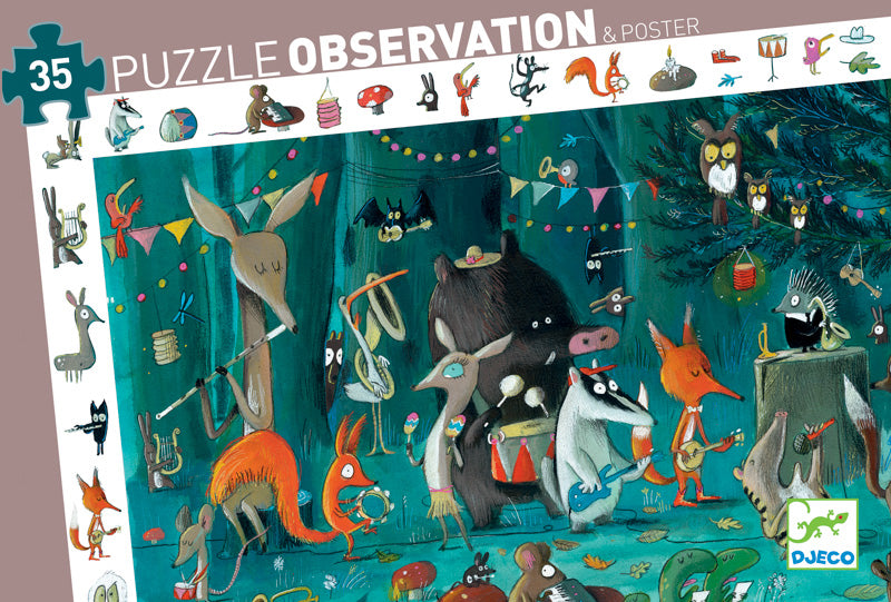 DJECO Puzzle Observation The Orchestra 35pc