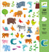 DJECO Stickers Animals - Pack of 160