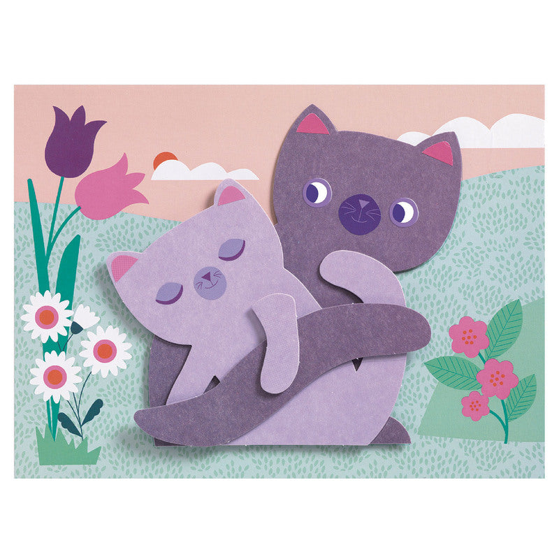 DJECO Art Kit - Hugs Paper Collage