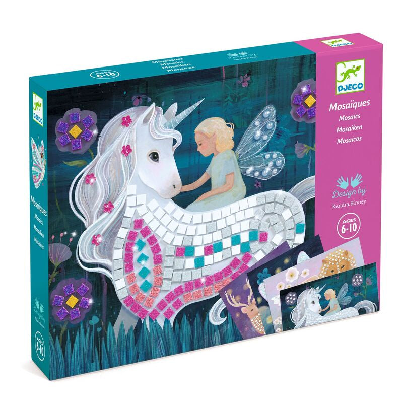 DJECO Art Kit -The Enchanted World Mosaic Kit