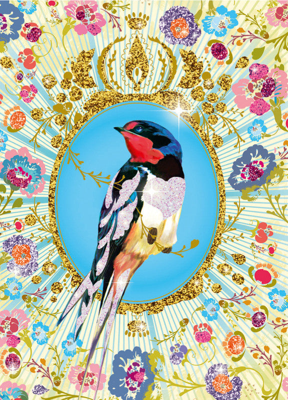 DJECO Art Kits - Glitter Boards - Birds