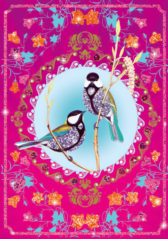 DJECO Art Kits - Glitter Boards - Birds