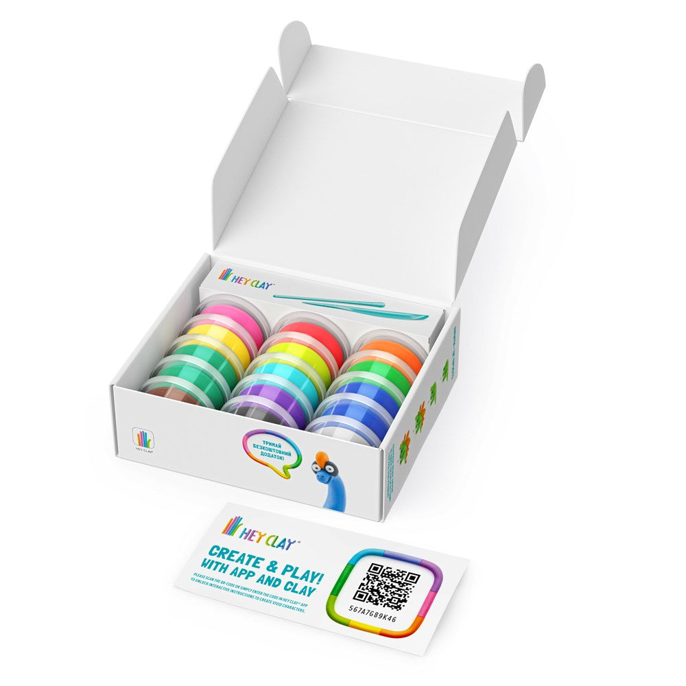 Hey Clay Sets - Dinosaurs - 15 Cans