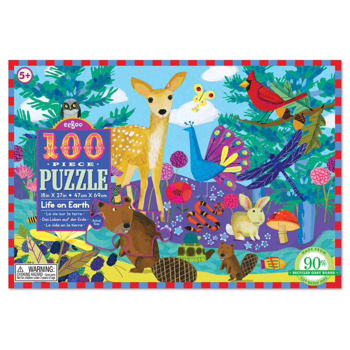 EEBOO - Puzzle - Life on Earth - 100pc