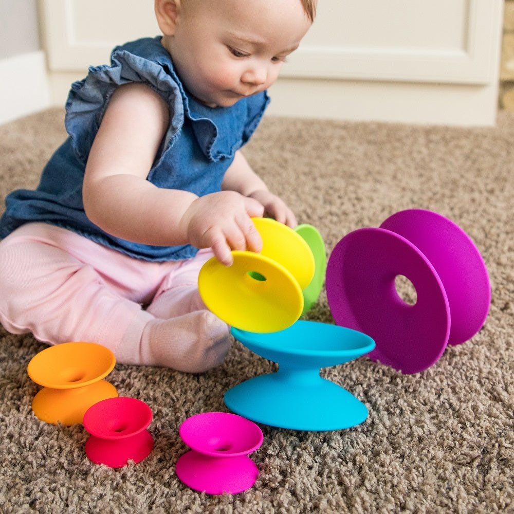 FAT BRAIN TOYS - Spoolz - Stacking Toy