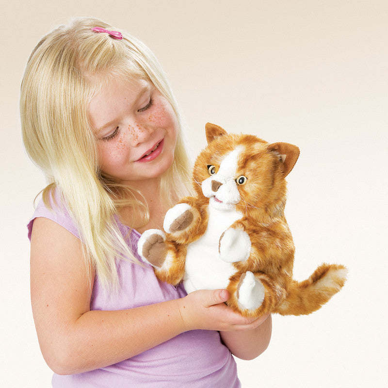 FOLKMANIS HAND PUPPETS Orange Tabby