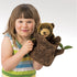 FOLKMANIS HAND PUPPETS Bear In Tree Stump