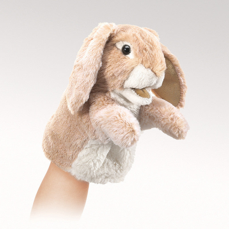 FOLKMANIS Little Hand Puppet - Rabbit, Lop