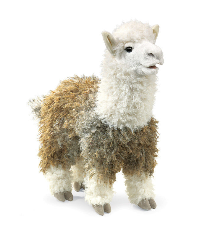 FOLKMANIS HAND PUPPET Alpaca