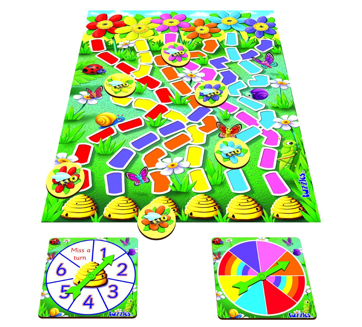 Tuzzles Honey Bee Board Game - Wooden