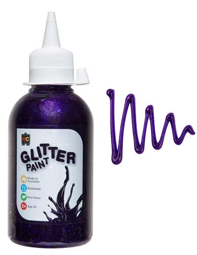 EC Rainbow Paint 250ml Glitter Fairy Purple