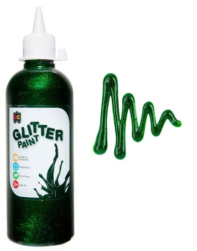 EC Glitter Paint - 500ml -  Green