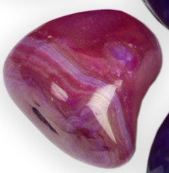 Gemstone - Assorted Dyed Agate Tumbled Stone - Single