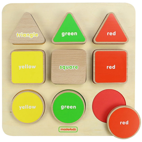 MASTERKIDZ Geometric Peg Board