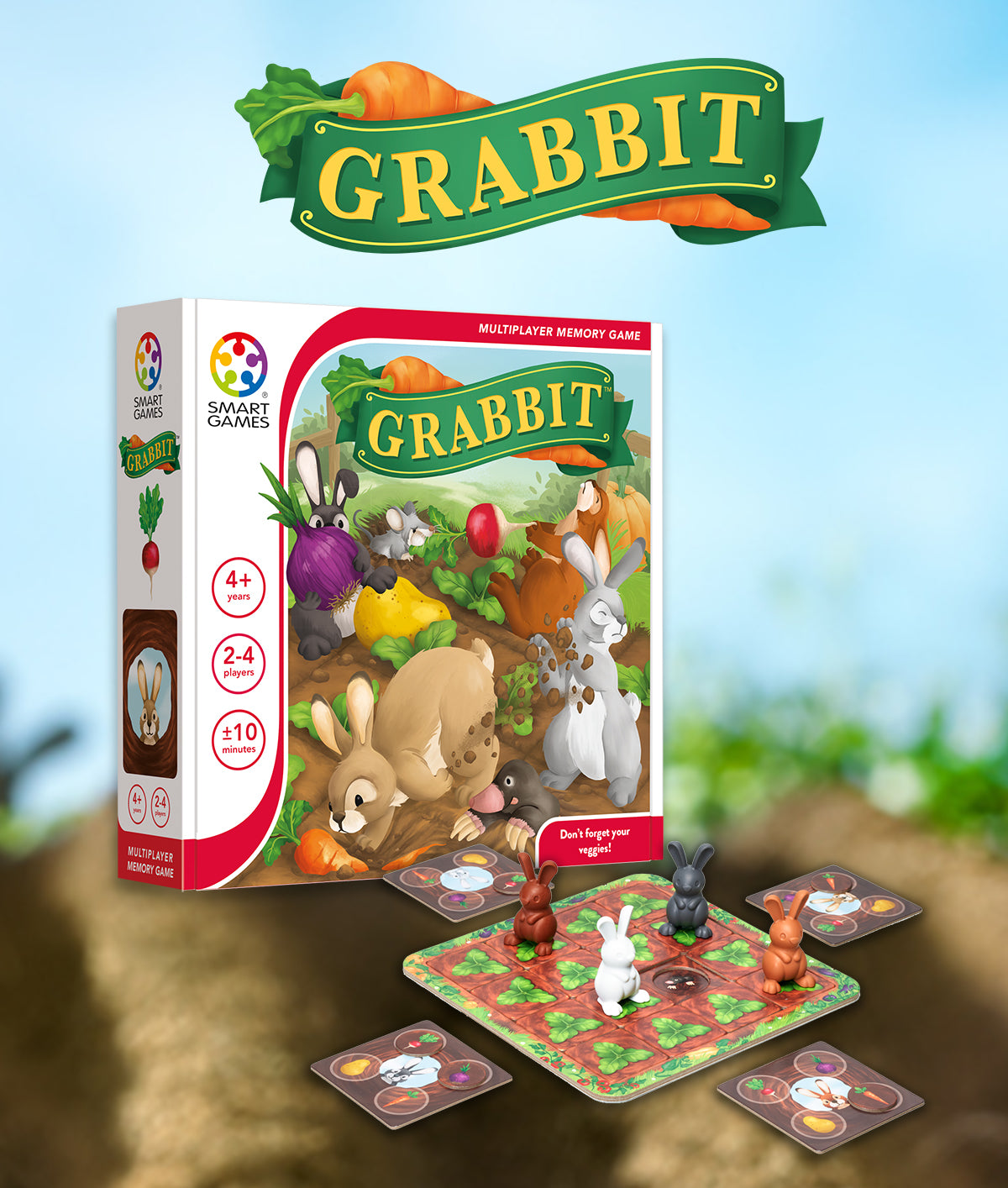 SMART GAMES Grabbit Board Game