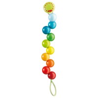 HABA Pacifier Holder Rainbow Pearls