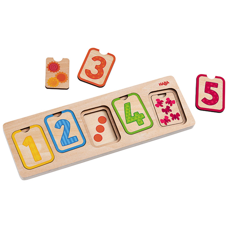 HABA - First numbers 3 layer puzzle - Wooden