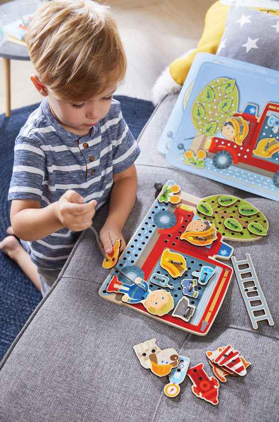 HABA Threading Game Fire Truck- 305287