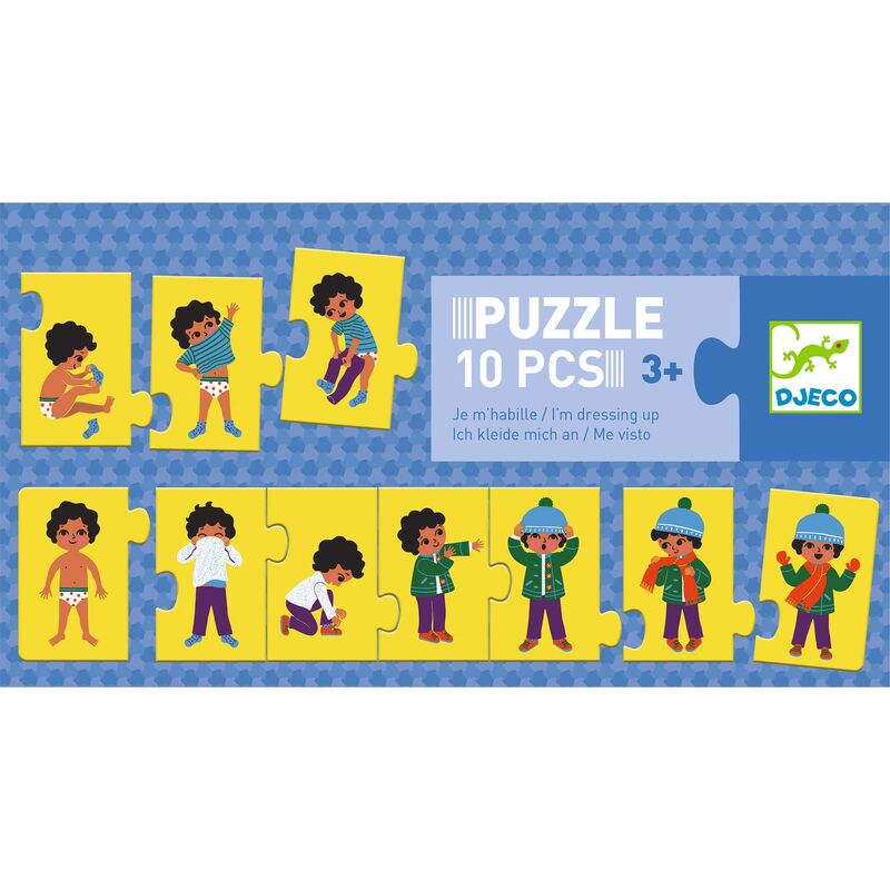 DJECO Puzzle - I'm Dressing Up 10pc Puzzle