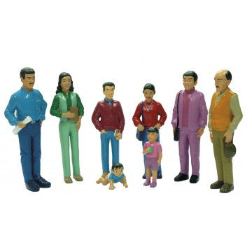 MINILAND EDUCATIONAL Figures - Latin American Family, 8 pcs