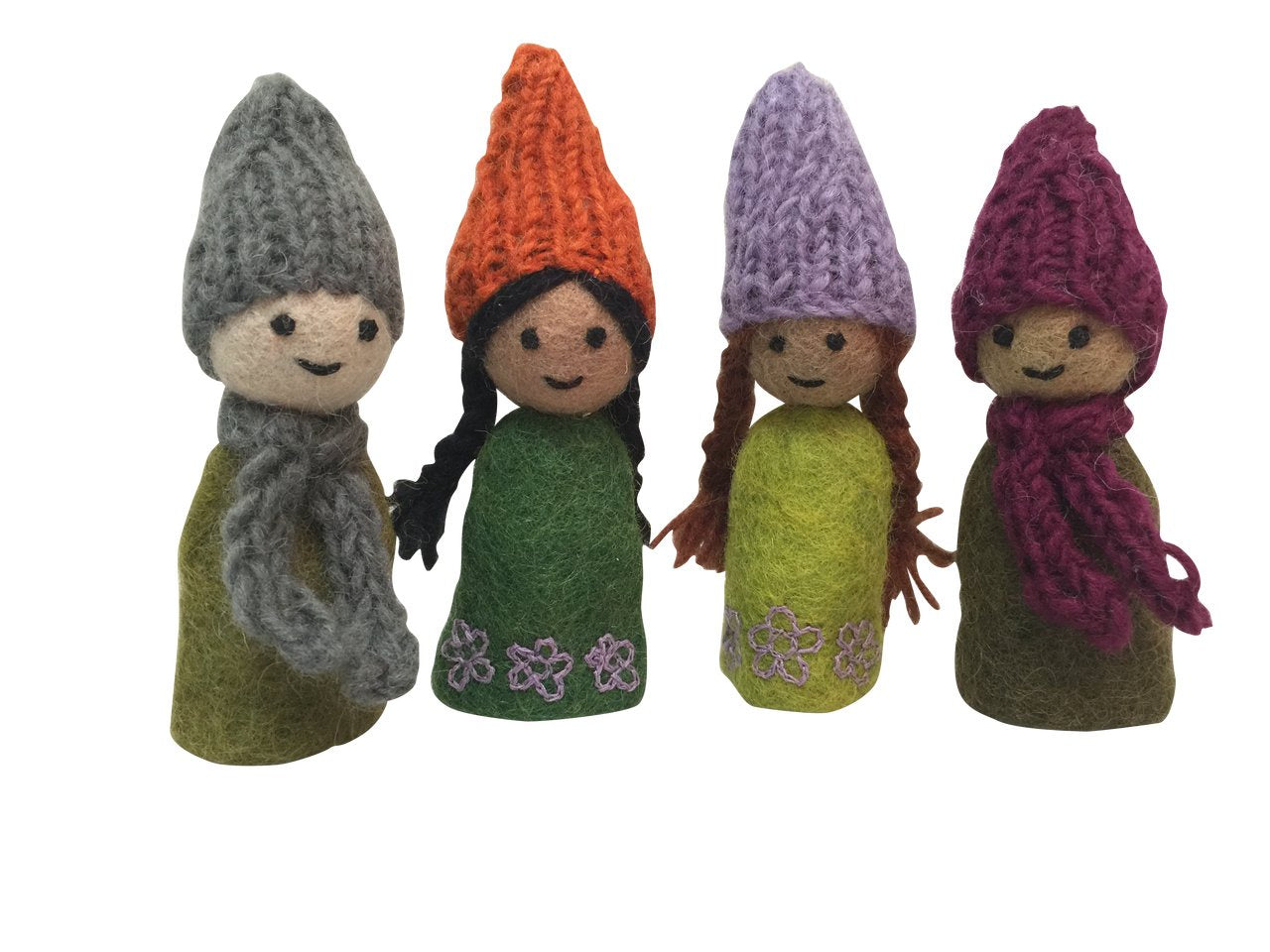 PAPOOSE Felt Finger Puppets Set of 4 - Forest Friends