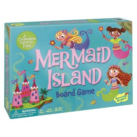 Peaceable Kingdom - Game - Mermaid Island - Co-operative