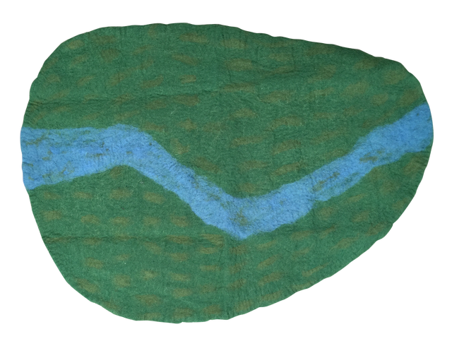 PAPOOSE - Landscape - Playmat River -  Felt