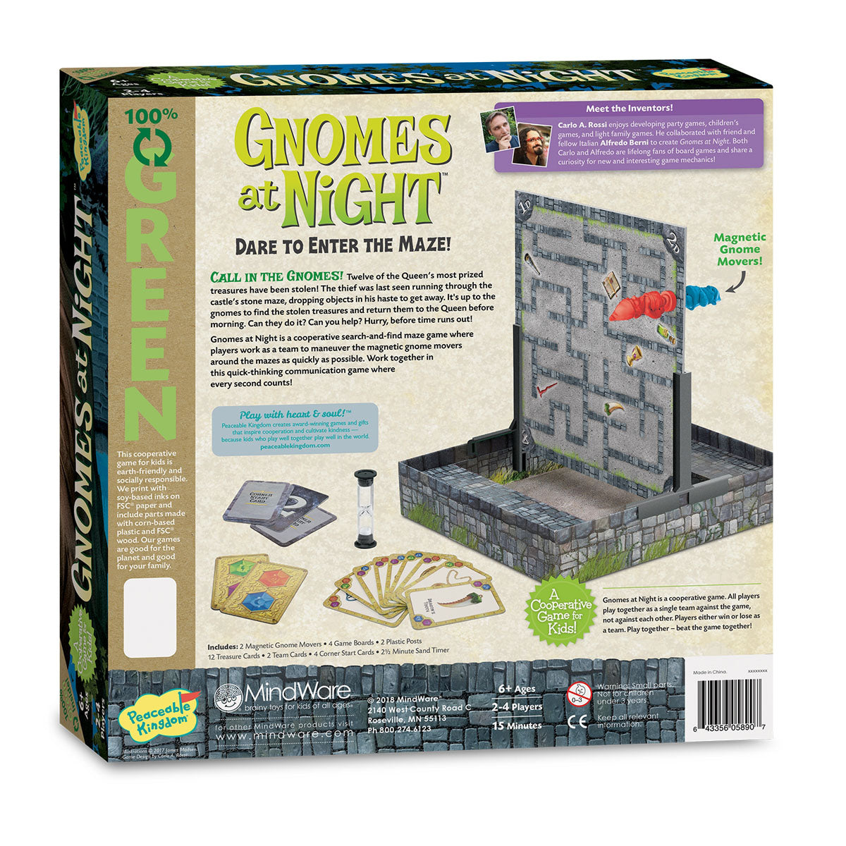 Peaceable Kingdom - Game - Gnomes @ Night - Co-operative