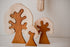 Qtoys - Two Toned Trees - Set of 3 - Wooden