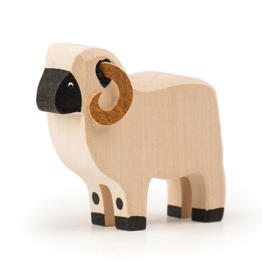 TRAUFFER - Wooden Animals - Ram Black Nose Large