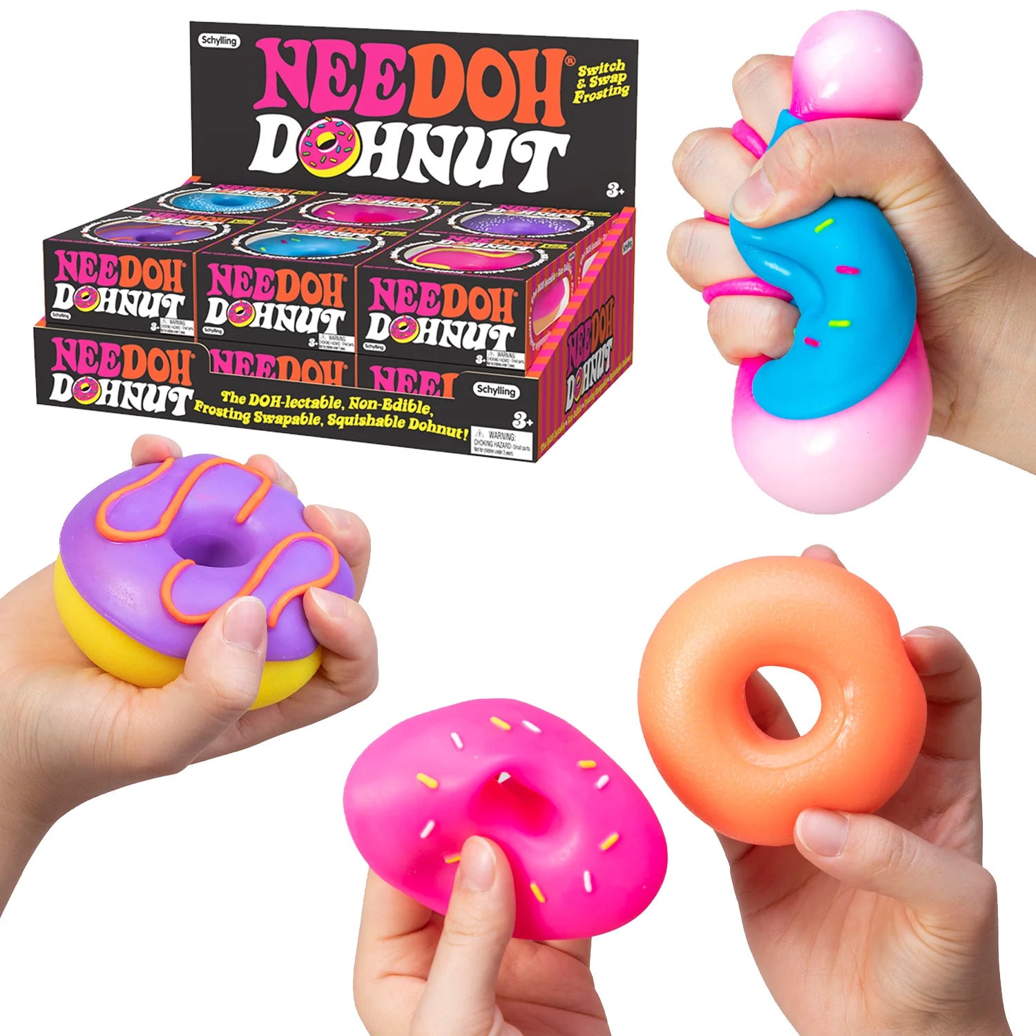 Schylling - NeeDoh - Dohnut - Sensory Tactile Toys