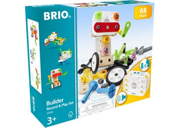 BRIO - Builder - Record Play Set - 68 Piece