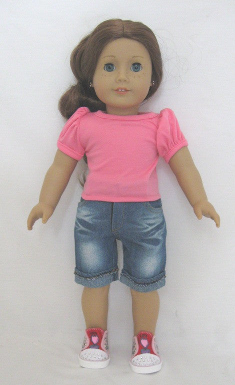 DRESS MY DOLL Roll Up Cuffed Capri