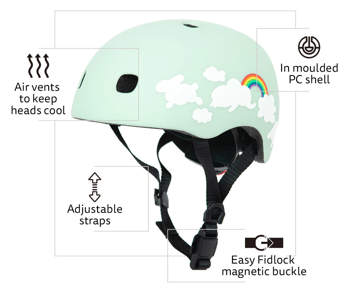 MICRO Helmet Kids Pattern - Clouds - Extra Small