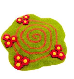 Felt Play - Fairy Landing Pad - Felt Mat - Small