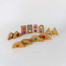 Bauspiel - Fairy Windows - Natural - 12 Piece