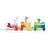 JANOD Pullalong - Multicolour Train - with Blocks