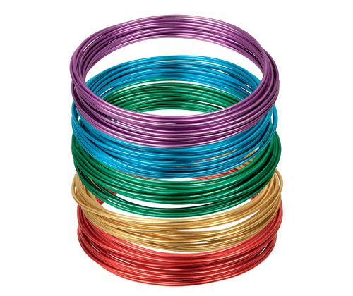 Craft Coloured Wire 2mm Assorted 5 Colours