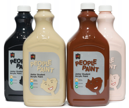 EC Liquicryl People Paint - 2 Litre - Skin Tone - Set of 4