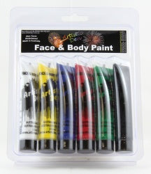 PAINT FACE & BODY ALPEN STARTER KIT WITH BRUSH 6X15ML